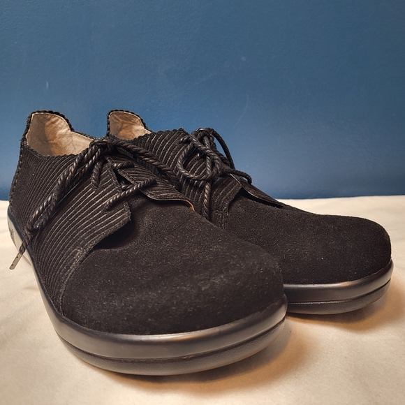 Alegria Pyper Capt Lace Up Shoes Women's Size US 11.5 Corduroy Slip Resistant - Picture 12 of 14
